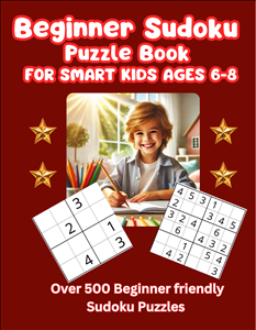 Kids 6-8 Sudoku Beginner